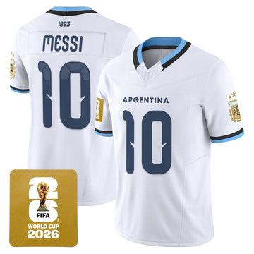 Argentina 2026 World Cup Vapor Football Jersey - Stitched-Cuztomshoes