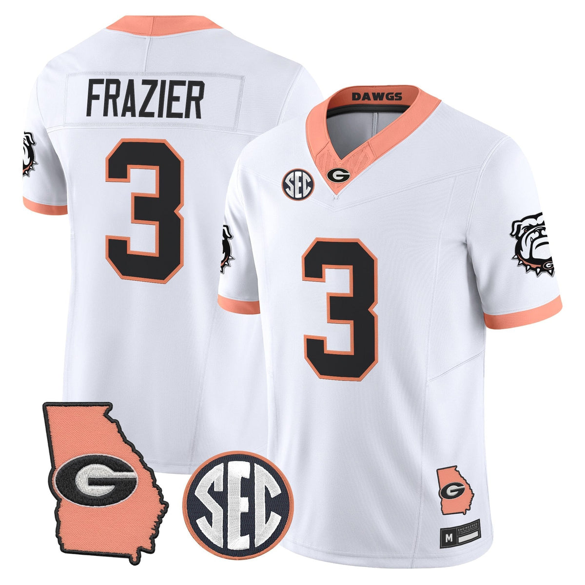 Georgia Bulldogs The Big Peach Vapor Limited Jersey - Stitched