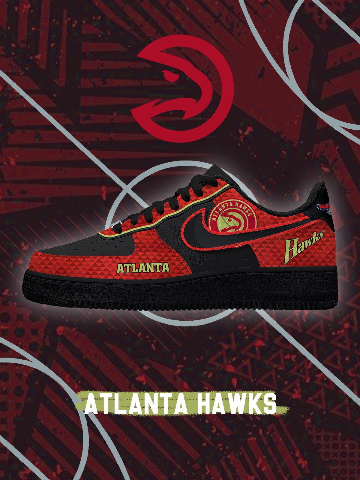 Atlanta Basketball V.3 Custom Low-top Sneakers For Fans