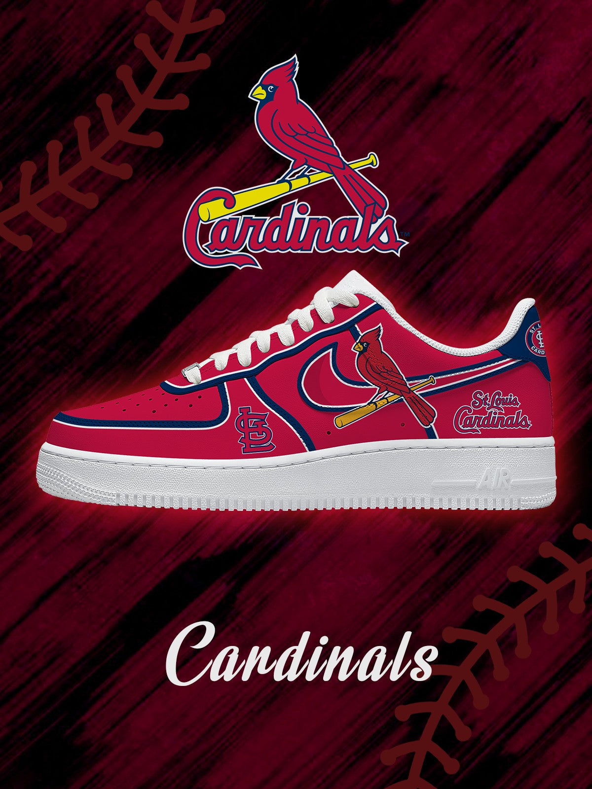 St. Louis Baseball V.2 Custom Low-top Sneakers For Fans