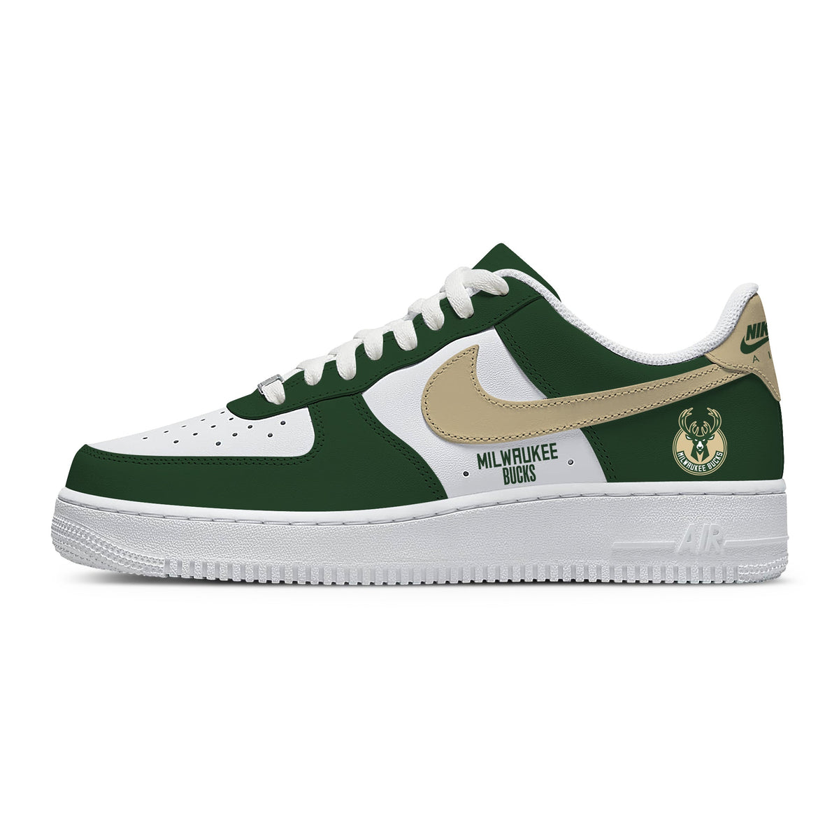 Milwaukee Basketball Custom Low-top Sneakers For Fans