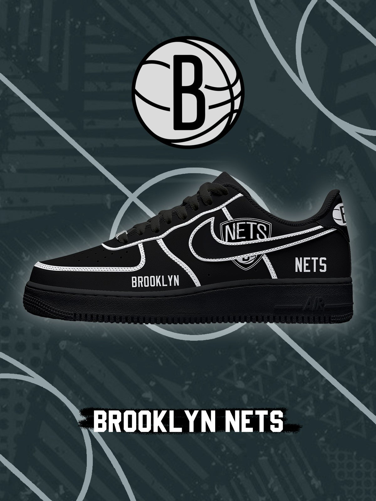 Brooklyn Basketball V.4 Custom Low-top Sneakers For Fans