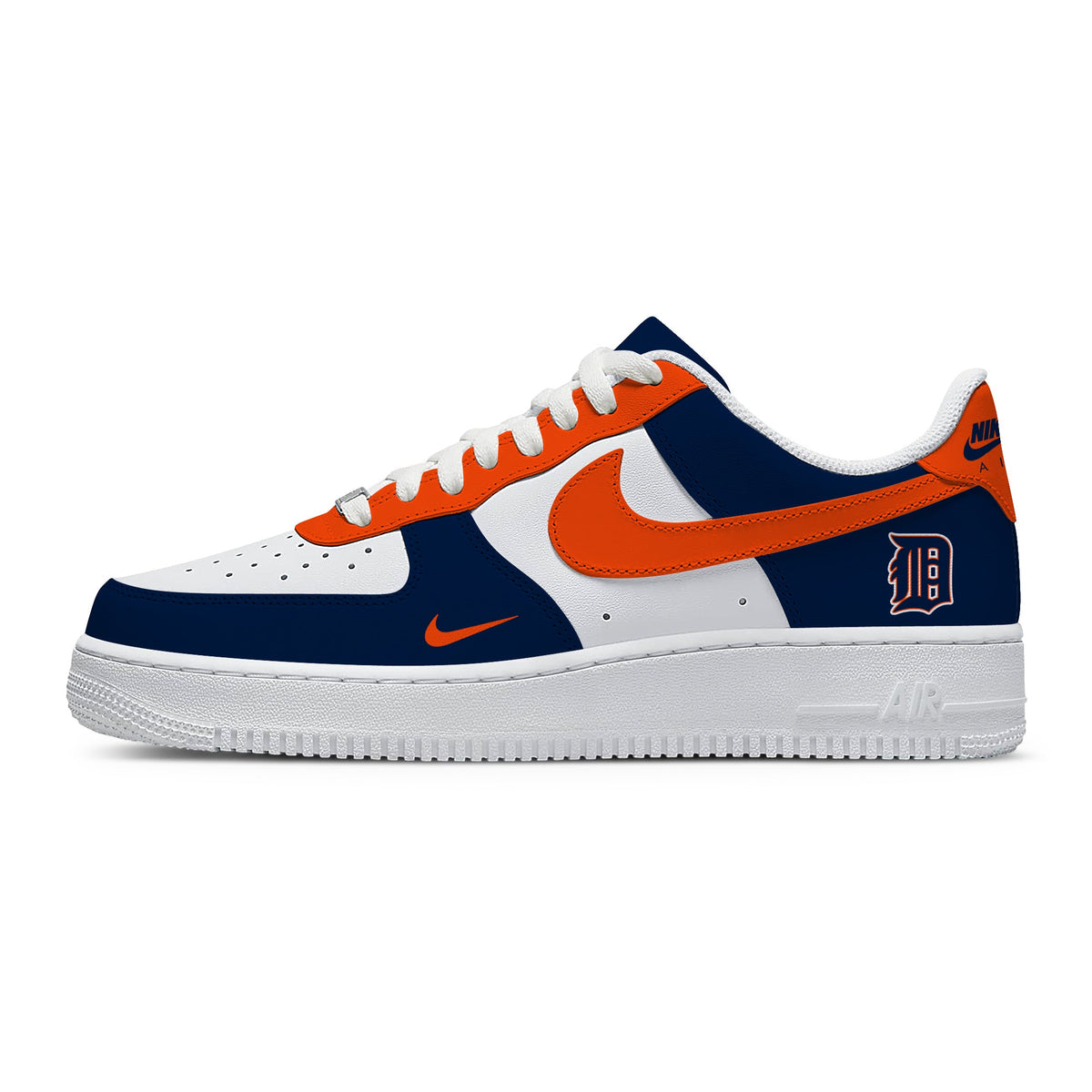 Detroit Baseball Custom Low-top Sneakers For Fans