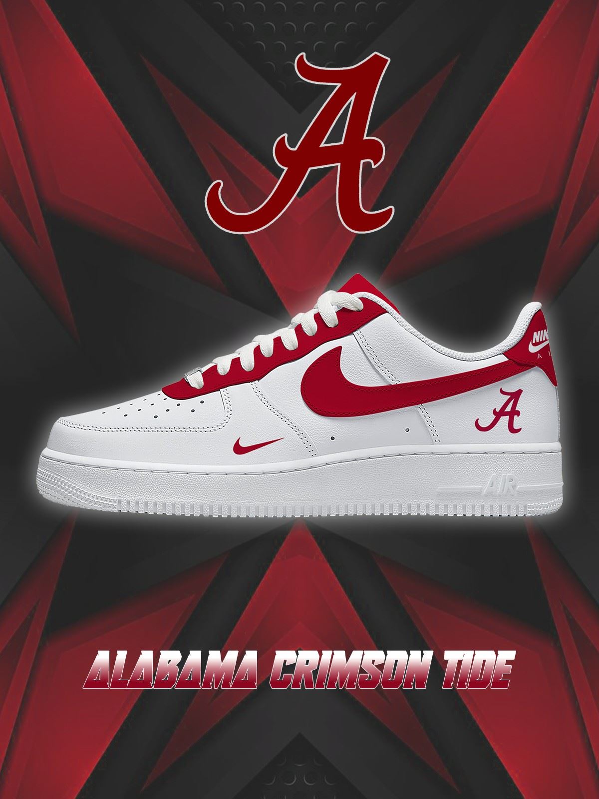 Alabama College Custom Low-top Sneakers For Fans