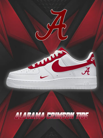 Alabama College Custom Low-top Sneakers For Fans