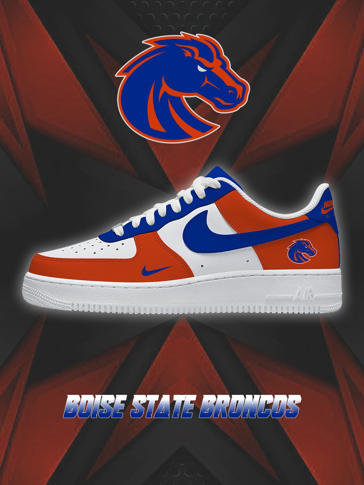 Boise State College Custom Low-top Sneakers For Fans