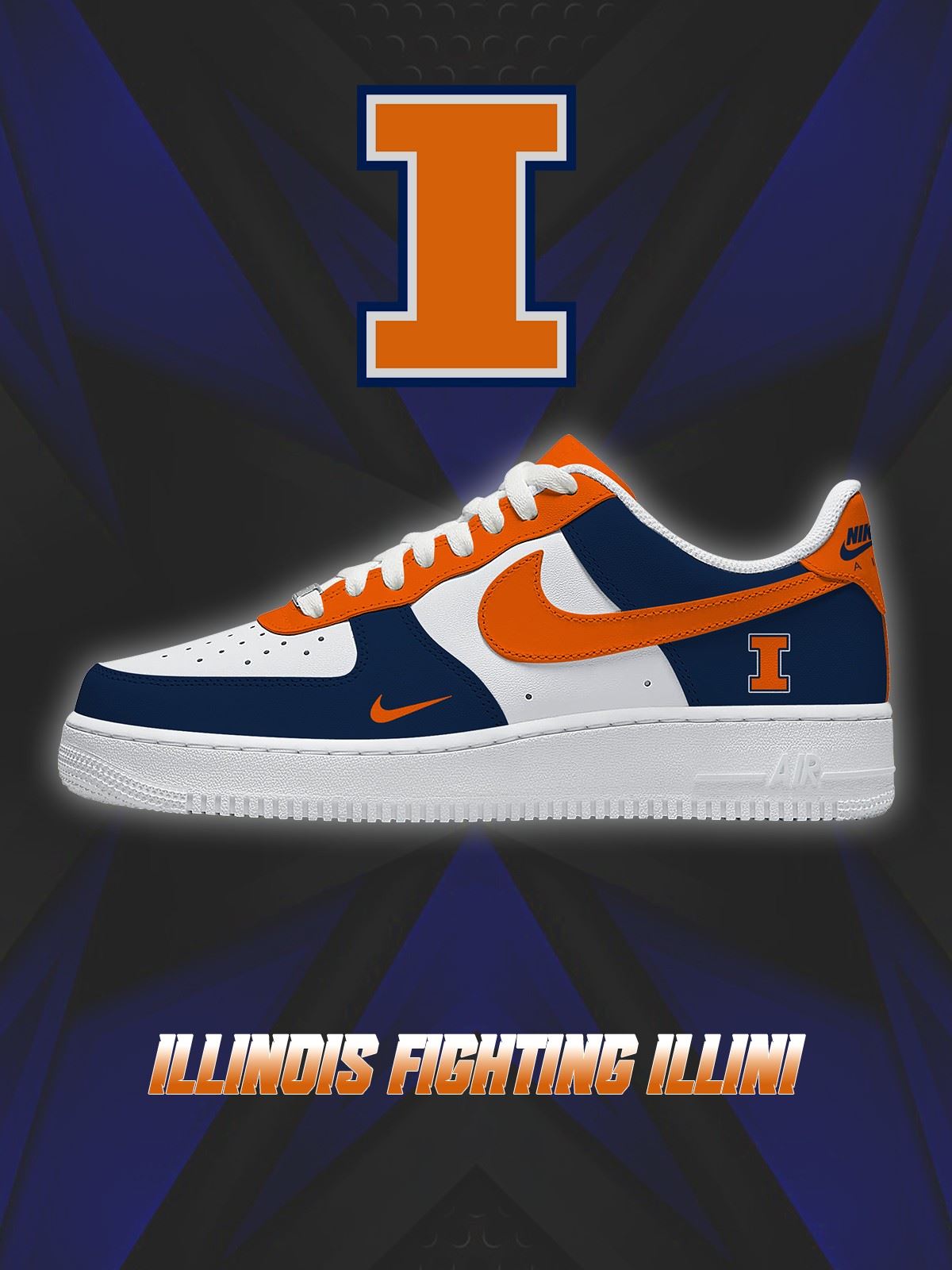 Illinois College Custom Low-top Sneakers For Fans