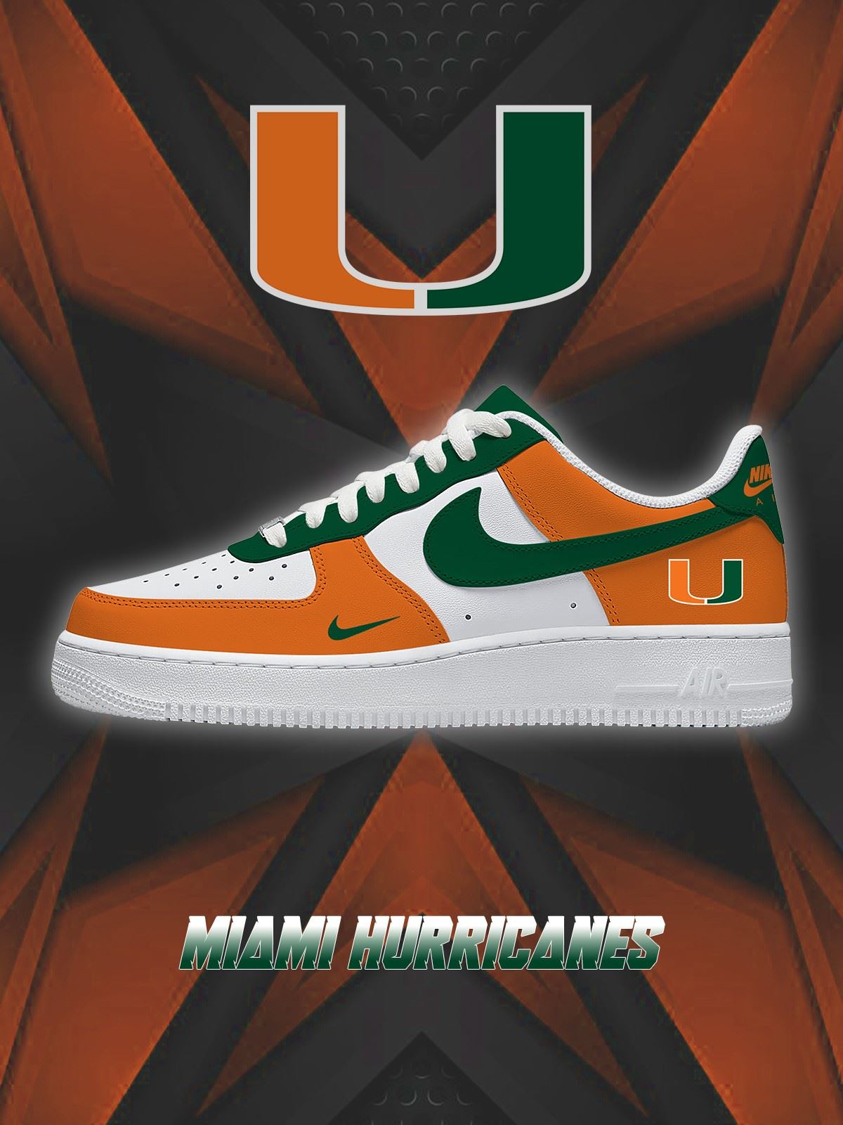 Miami College Custom Low-top Sneakers For Fans