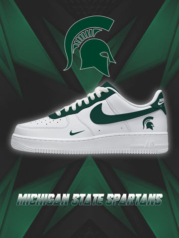 Michigan State College Custom Low-top Sneakers For Fans