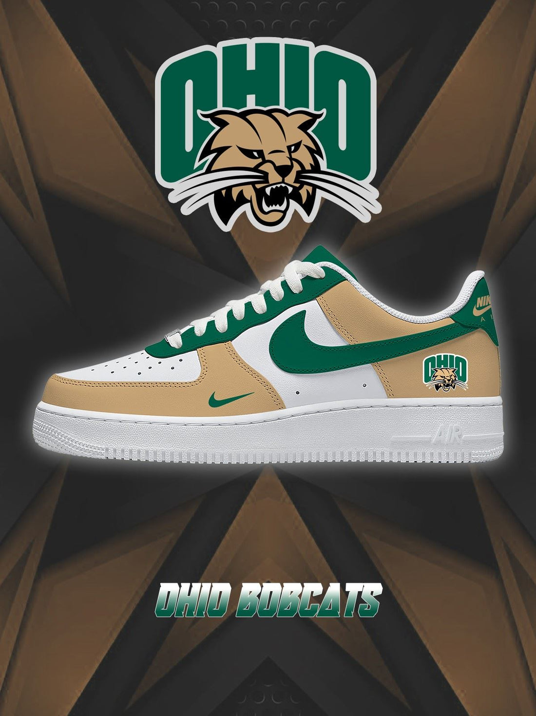 Ohio College Custom Low-top Sneakers For Fans-Cuztomshoes