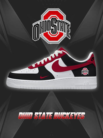 Ohio State College Custom Low-top Sneakers For Fans