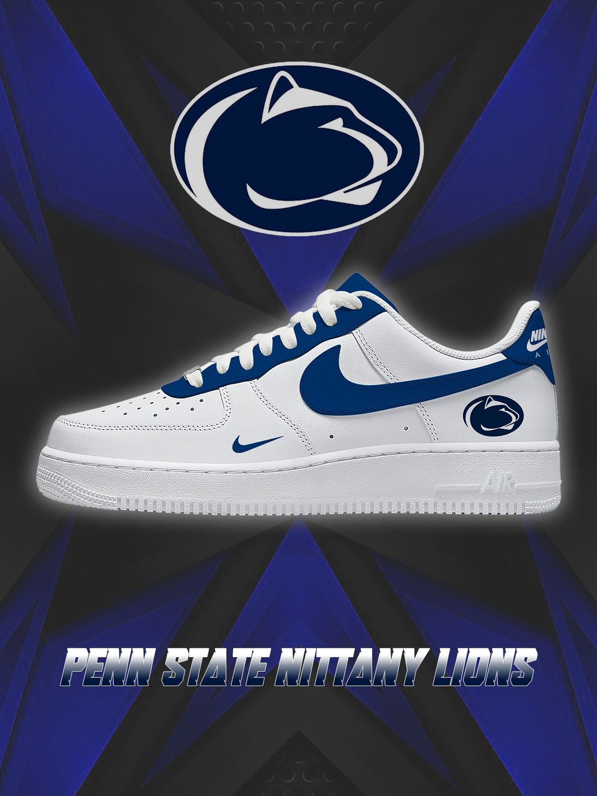 Penn State College Custom Low-top Sneakers For Fans
