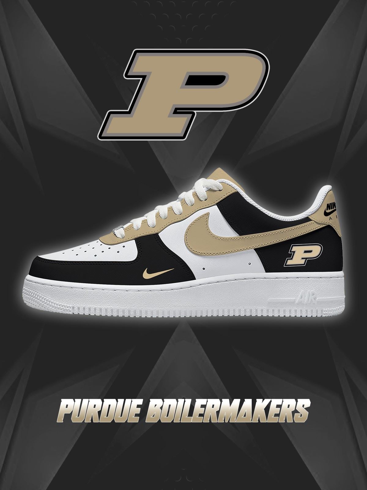 Purdue College Custom Low-top Sneakers For Fans