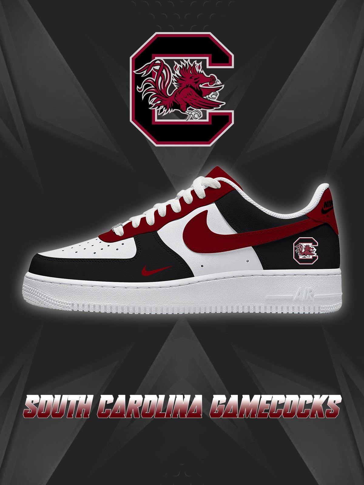 South Carolina College Custom Low-top Sneakers For Fans