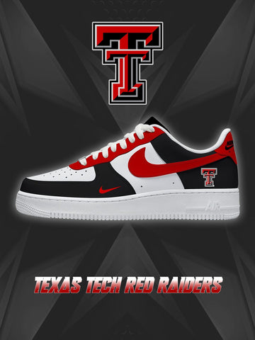 Texas Tech College Custom Low-top Sneakers For Fans