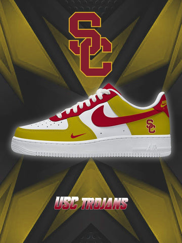 USC College Custom Low-top Sneakers For Fans