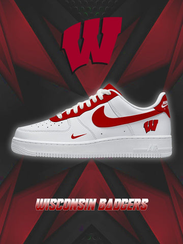 Wisconsin College Custom Low-top Sneakers For Fans