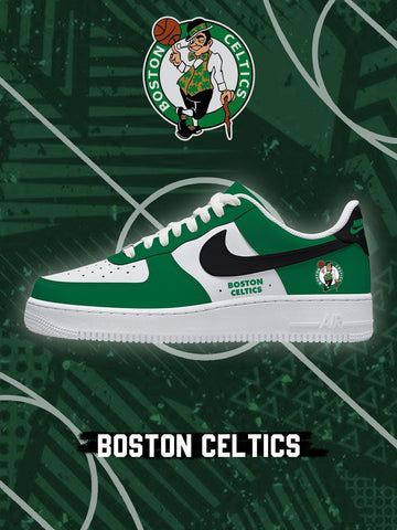 Boston Basketball Custom Low-top Sneakers For Fans