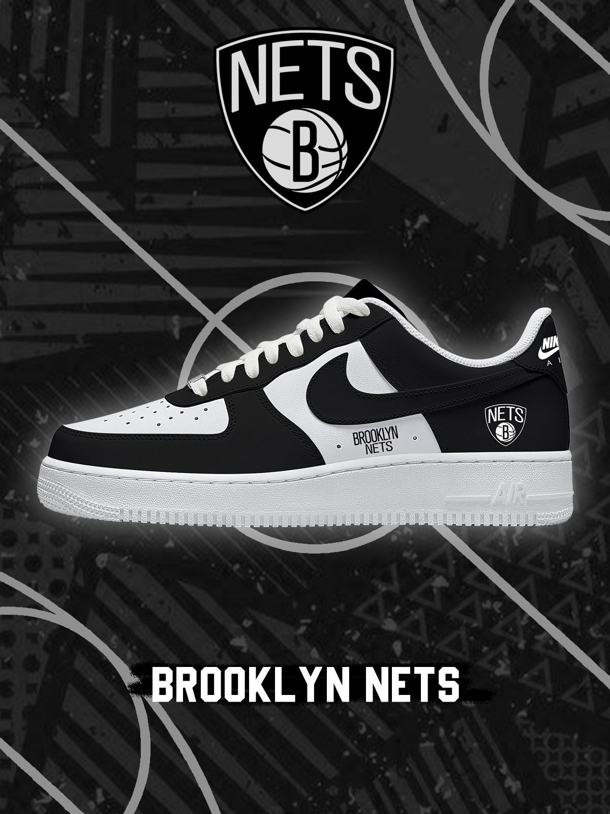 Brooklyn Basketball Custom Low-top Sneakers For Fans