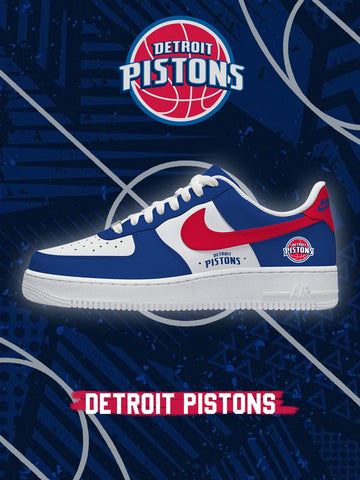 Detroit Basketball Custom Low-top Sneakers For Fans