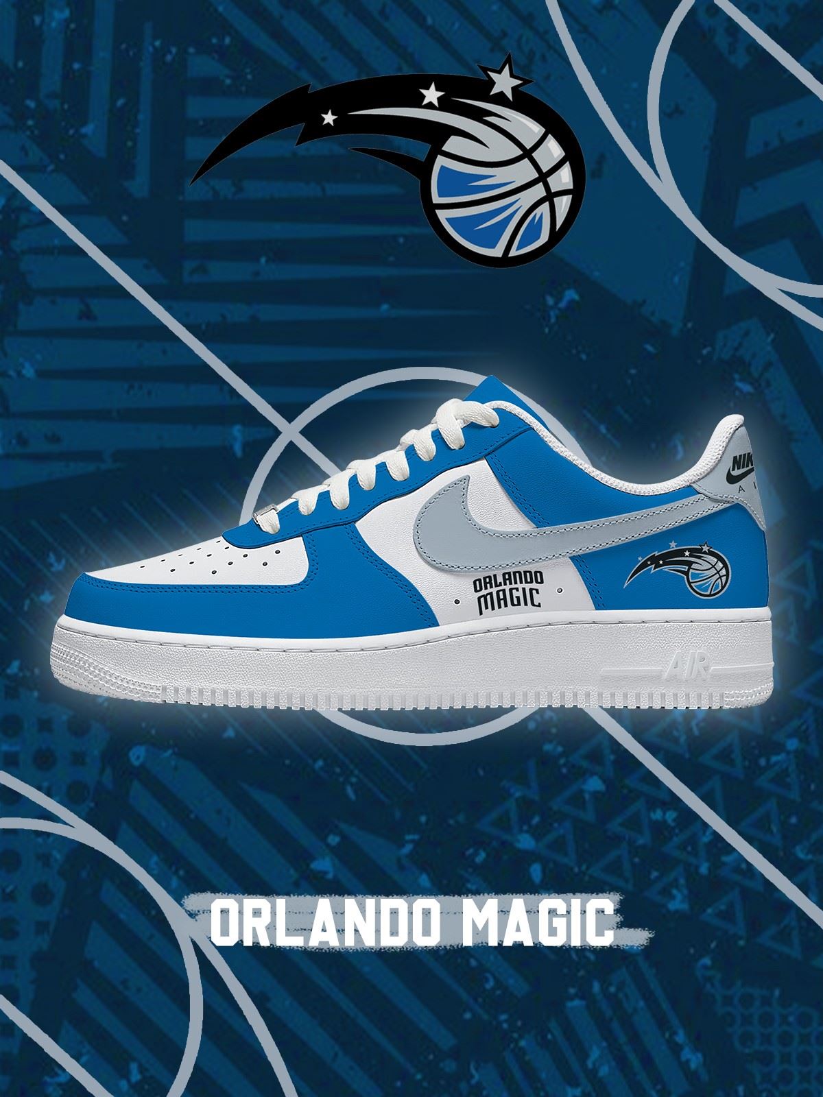 Orlando Basketball Custom Low-top Sneakers For Fans