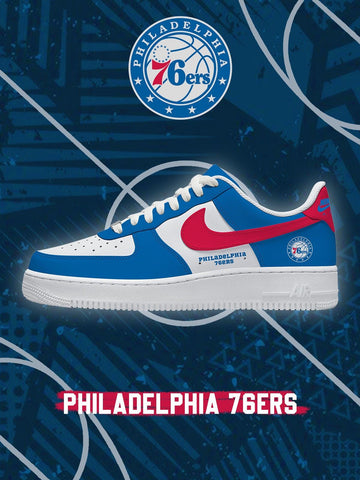 Philadelphia Basketball Custom Low-top Sneakers For Fans