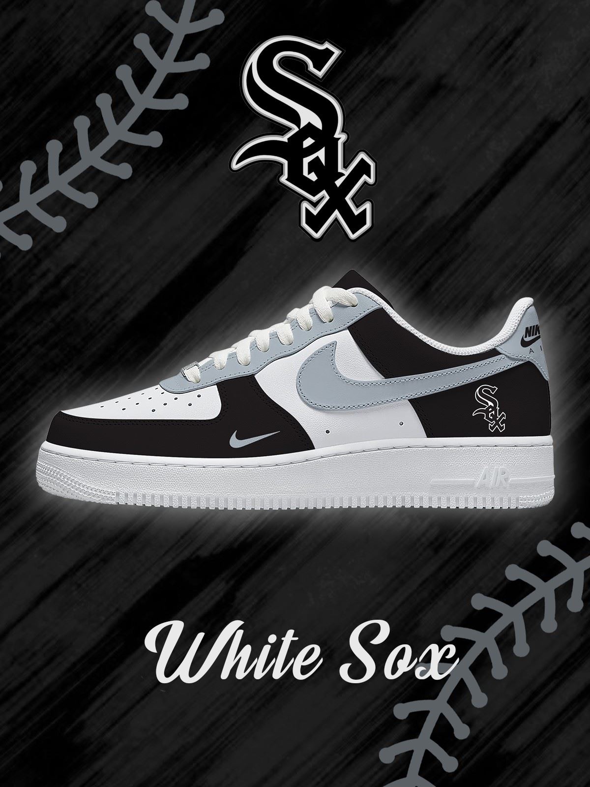 Chicago Baseball Custom Low-top Sneakers For Fans