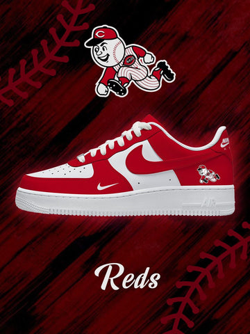 Cincinnati Baseball Custom Low-top Sneakers For Fans
