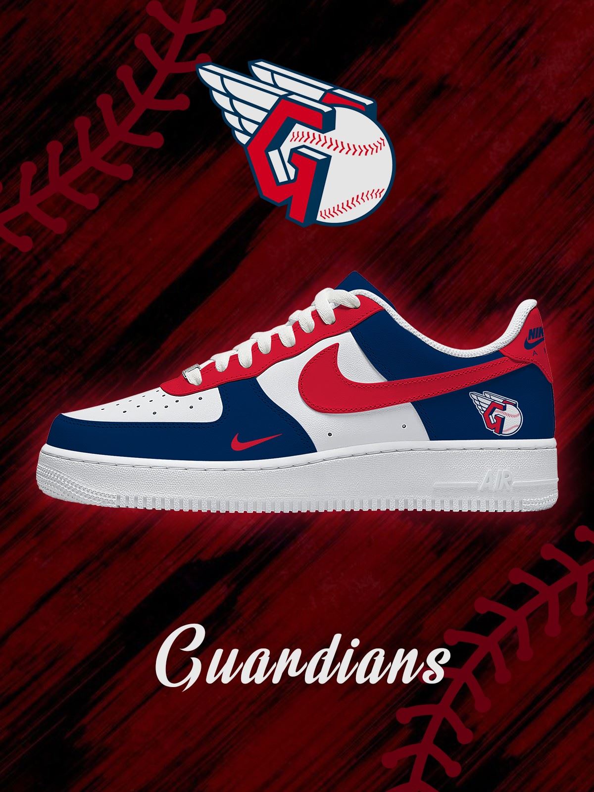 Cleveland Baseball Custom Low-top Sneakers For Fans