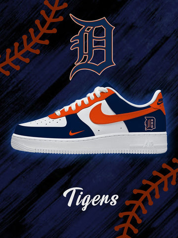 Detroit Baseball Custom Low-top Sneakers For Fans