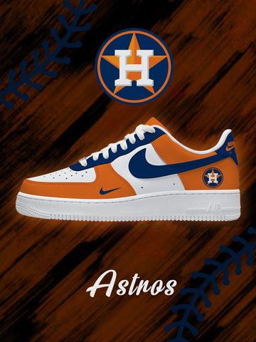 Houston Baseball Custom Low-top Sneakers For Fans