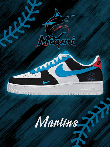 Miami Baseball Custom Low-top Sneakers For Fans