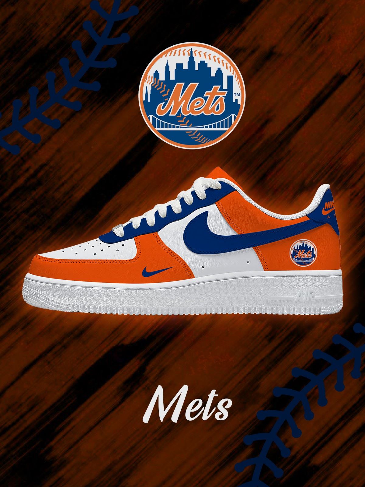 New York Baseball Custom Low-top Sneakers For Fans