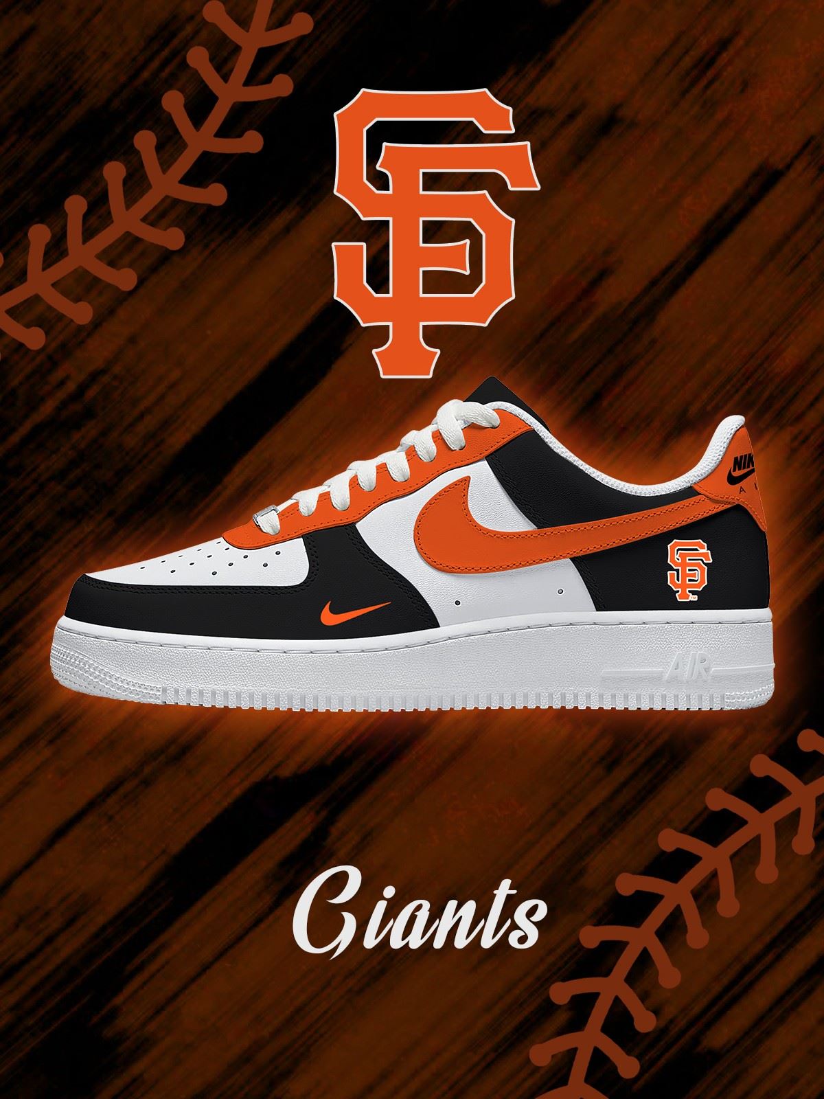 San Francisco Baseball Custom Low-top Sneakers For Fans