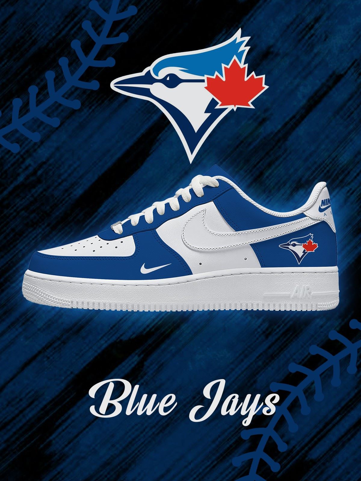 Toronto Baseball Custom Low-top Sneakers For Fans
