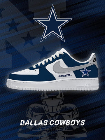 Dallas Custom Low-top Sneakers For Football Fans