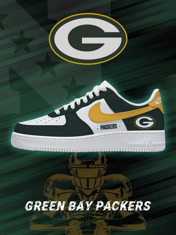 Green Bay Custom Low-top Sneakers For Football Fans