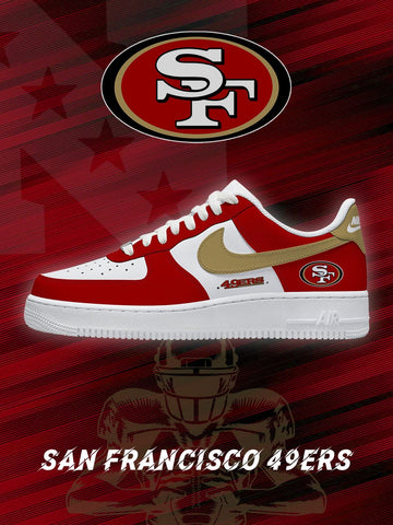San Francisco Custom Low-top Sneakers For Football Fans