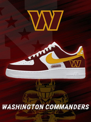 Washington Custom Low-top Sneakers For Football Fans