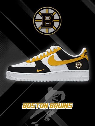 Boston Hockey V.1 Custom Low-top Sneakers For Fans