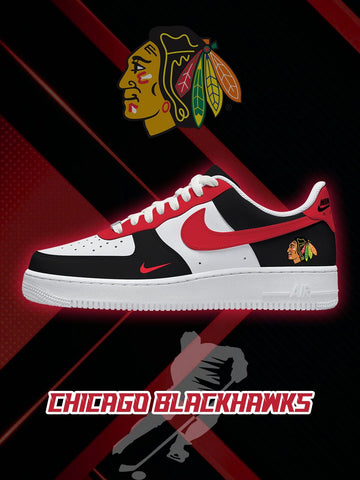 Chicago Hockey V.1 Custom Low-top Sneakers For Fans