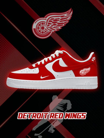 Detroit Hockey V.1 Custom Low-top Sneakers For Fans
