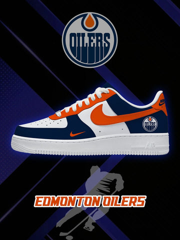 Edmonton Hockey V.1 Custom Low-top Sneakers For Fans