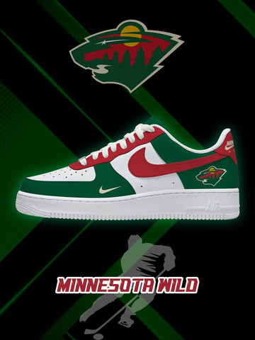 Minnesota Hockey V.1 Custom Low-top Sneakers For Fans