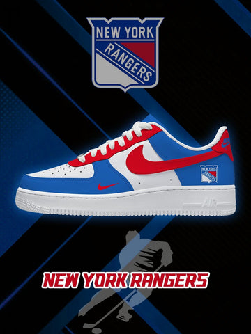 New York Hockey V.1 Custom Low-top Sneakers For Fans