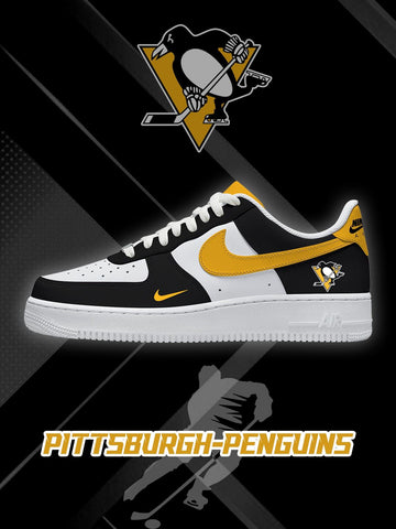 Pittsburgh Hockey V.1 Custom Low-top Sneakers For Fans
