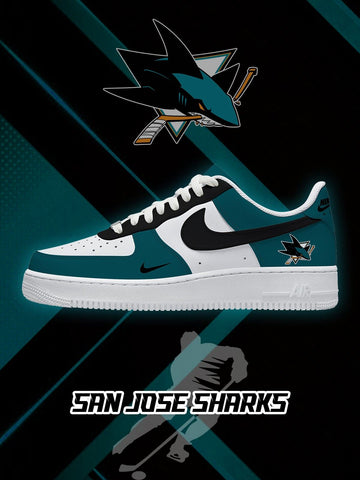 San Jose Hockey V.1 Custom Low-top Sneakers For Fans