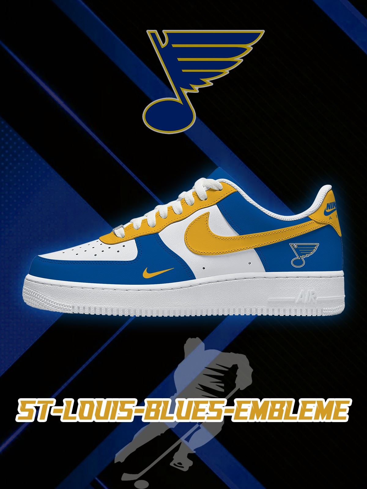 St. Louis Hockey V.1 Custom Low-top Sneakers For Fans