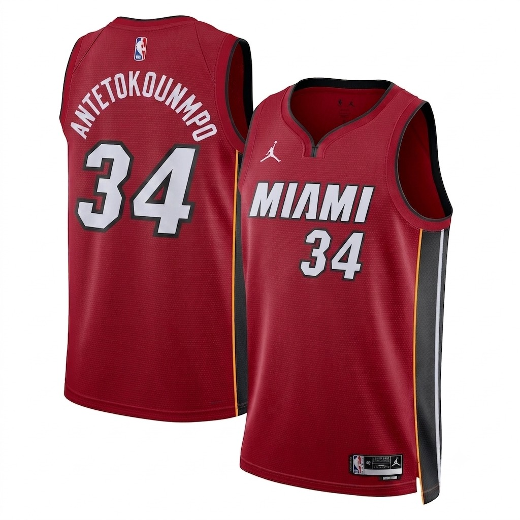 Miami Marlins 2026 Giannis Antetokounmpo Edition Jersey - Stitched-Cuztomshoes