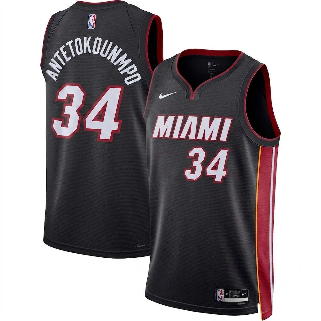 Miami Marlins 2026 Giannis Antetokounmpo Edition Jersey - Stitched-Cuztomshoes